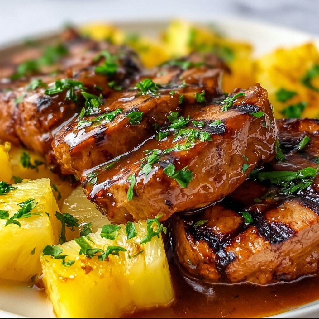 Spicy Pineapple Brown Sugar Chicken Recipe - Recipe Image
