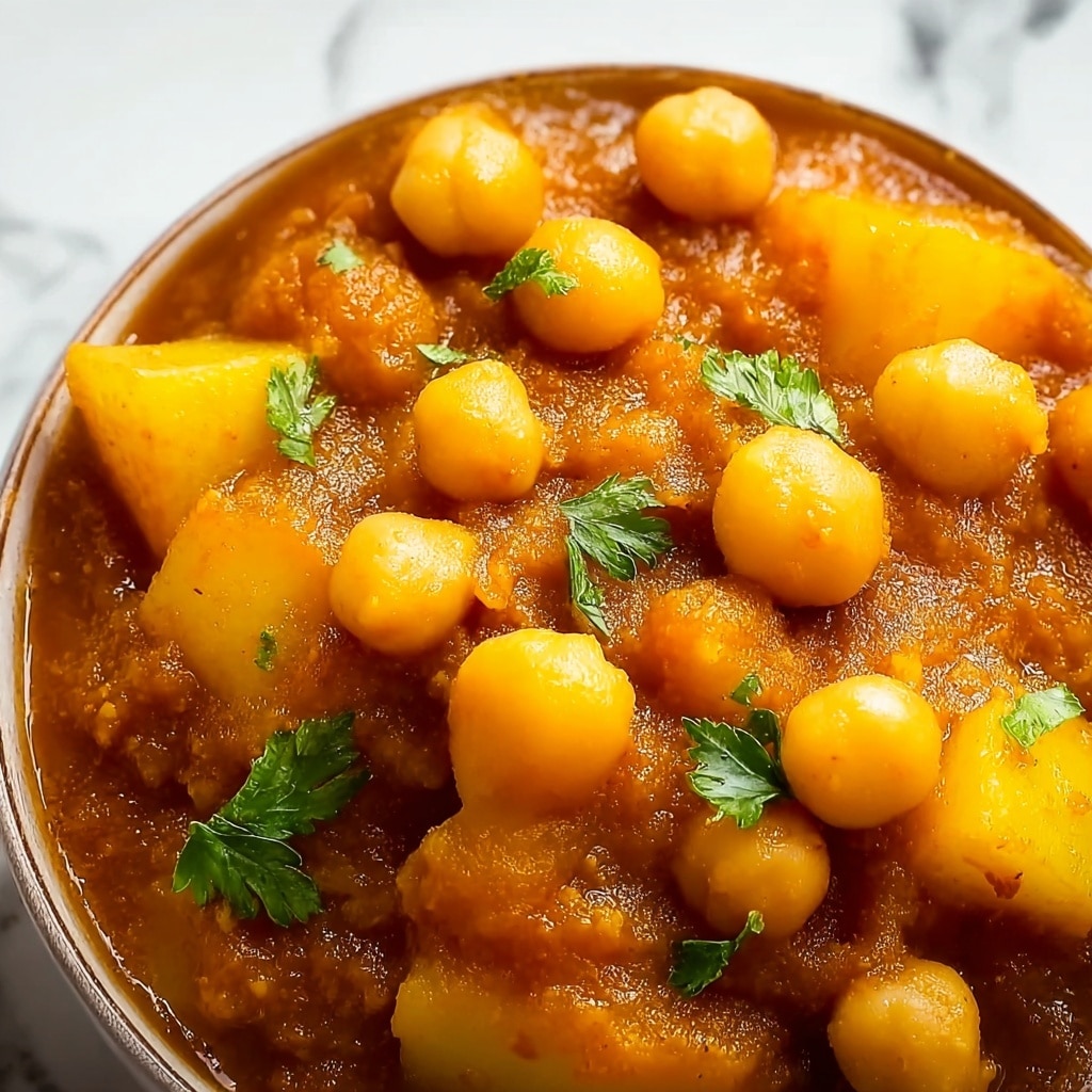 Chickpea & Potato Curry Recipe - Recipe Image
