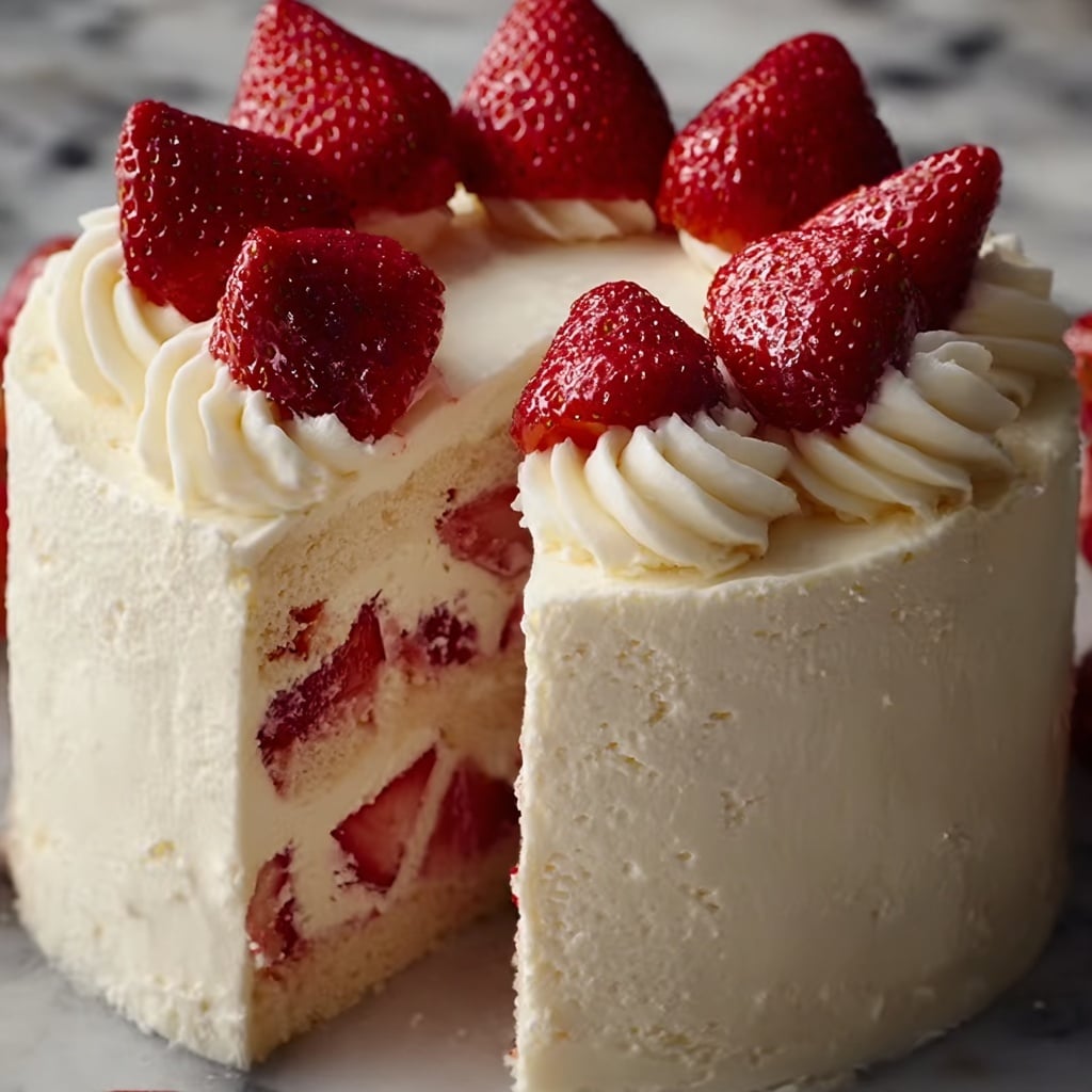 Strawberry Cheesecake Pound Cake Recipe - Recipe Image