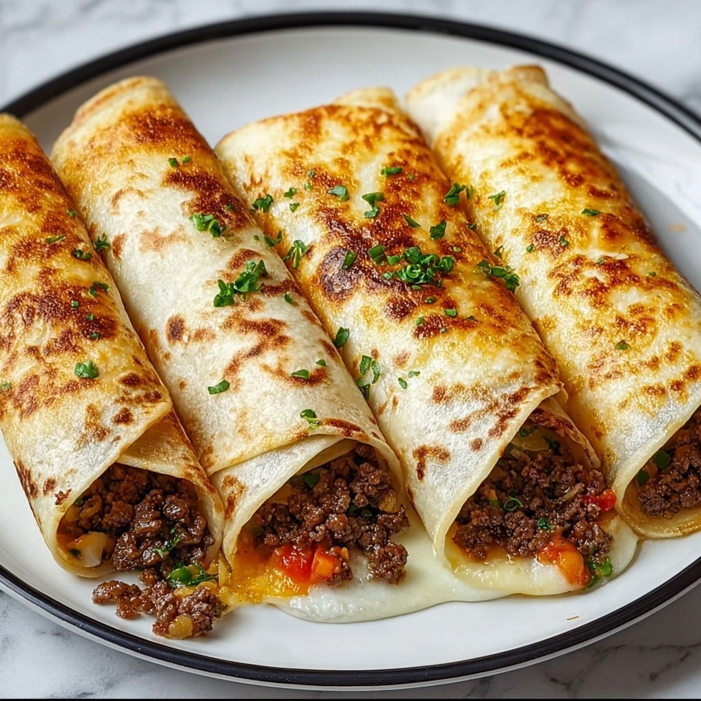 Ground Beef Tortilla Wraps Recipe - Recipe Image