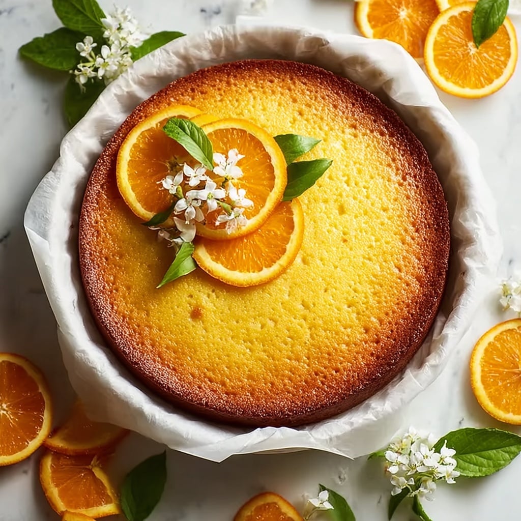 Whole Orange Cake – Flourless Recipe - Recipe Image