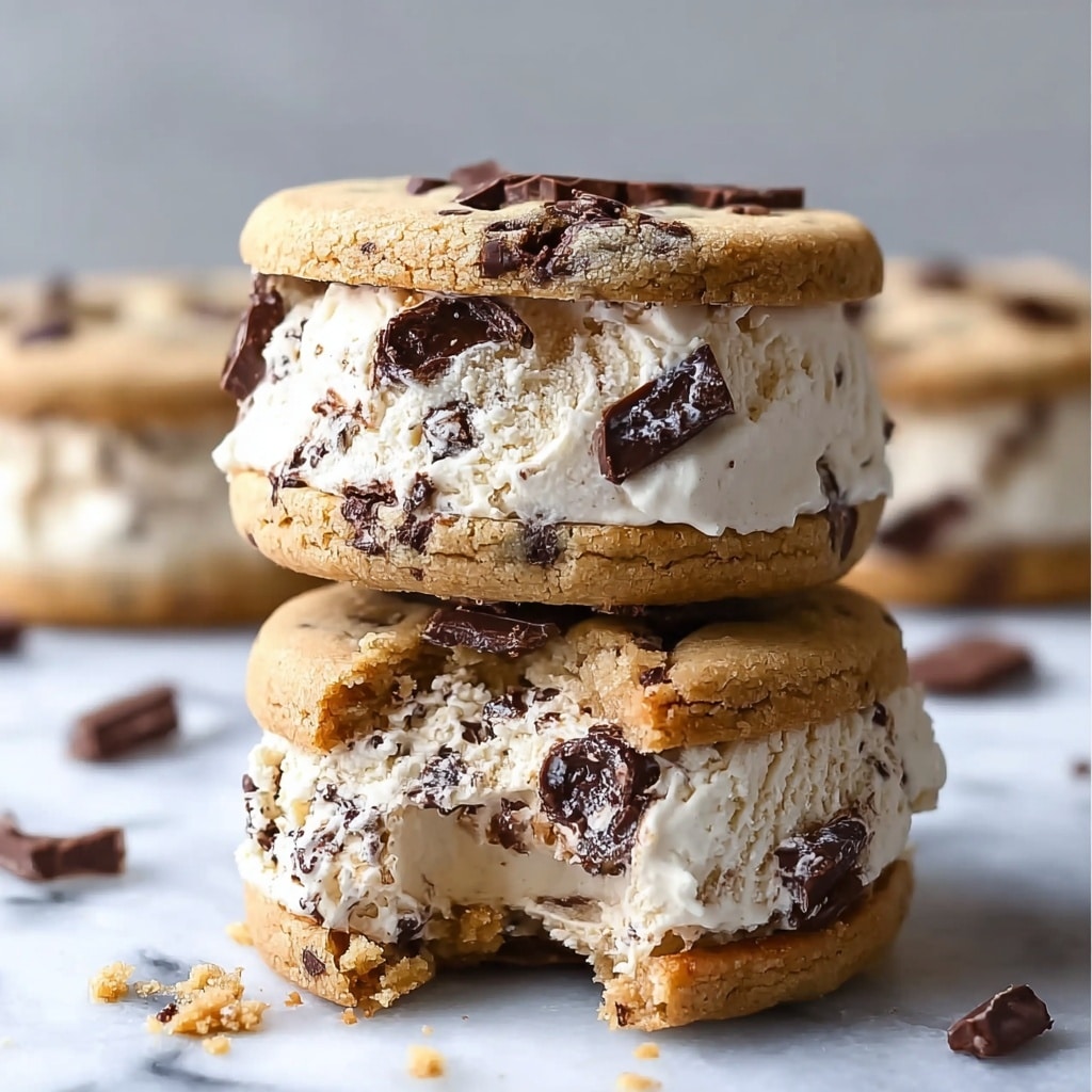 The Ultimate Cookie Dough Ice Cream Sandwich Recipe - Recipe Image