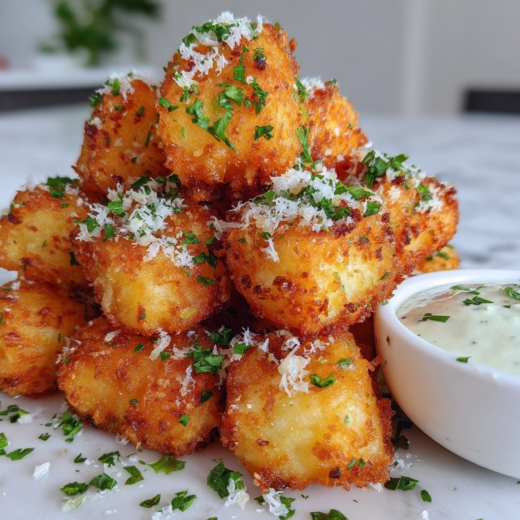 Parmesan Cauliflower Bites Recipe - Recipe Image