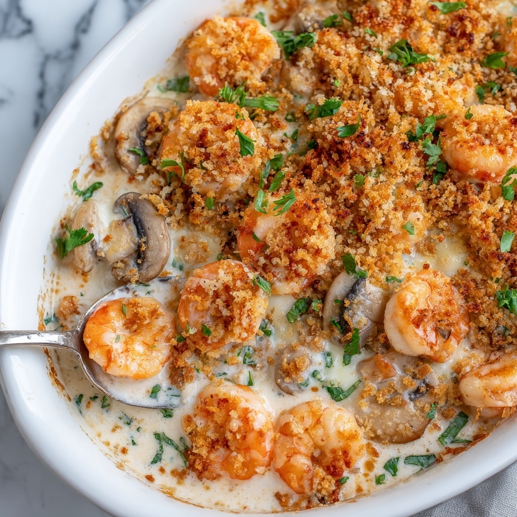 New England Seafood Casserole Recipe - Recipe Image