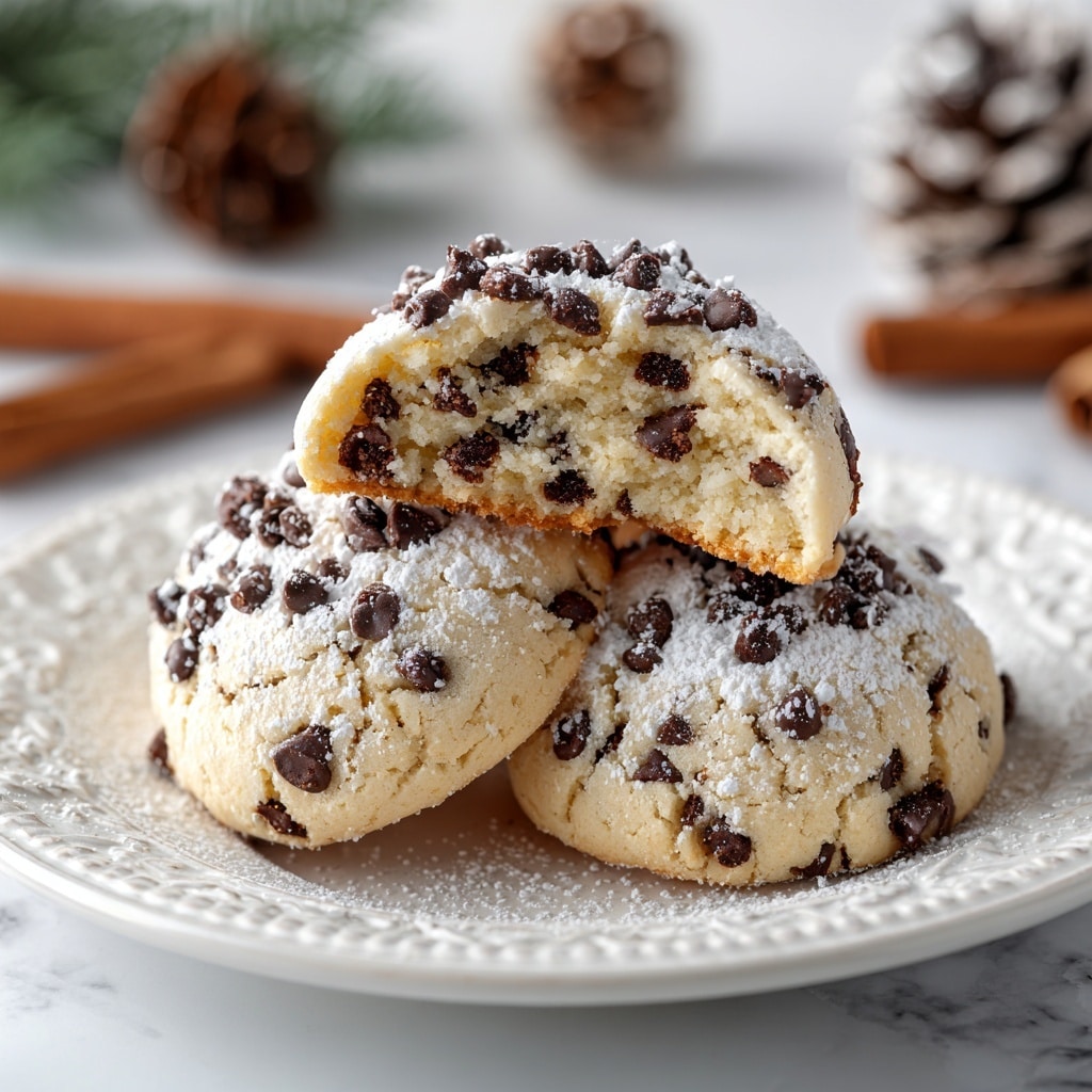 Peanut Butter Chocolate Chip Snowball Cookies Recipe - Recipe Image