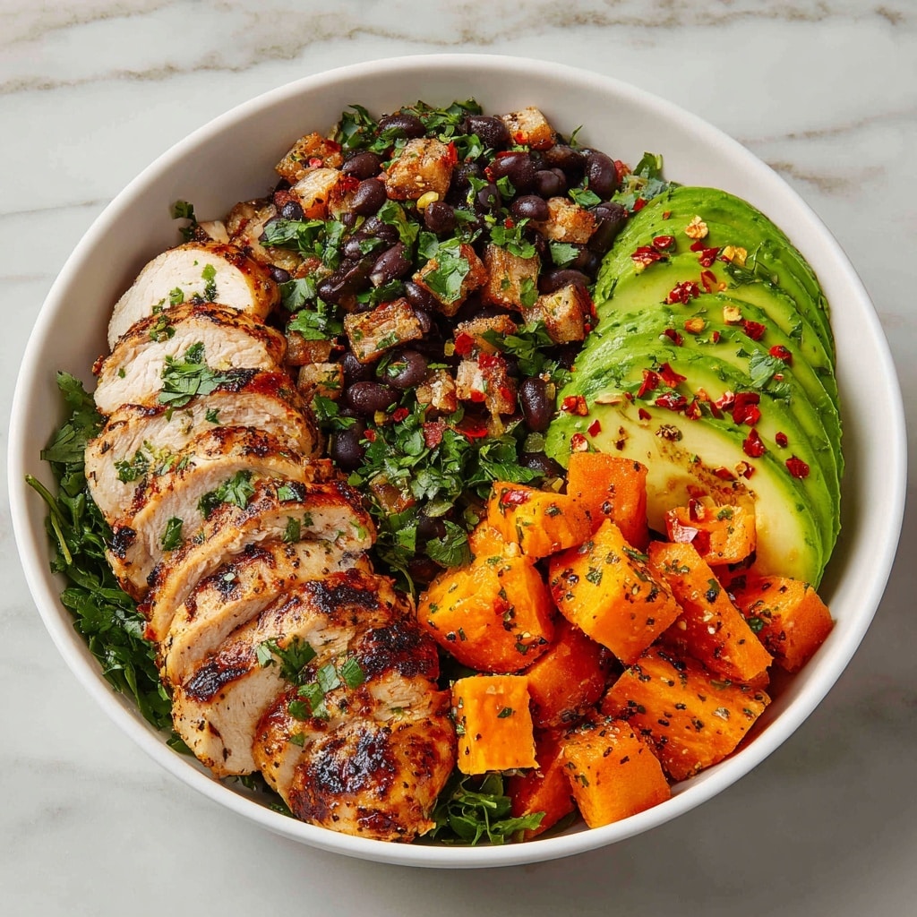 Chicken and Sweet Potato Bowls Recipe - Recipe Image