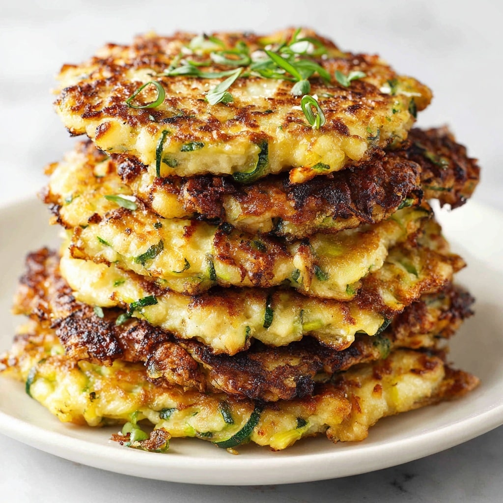 Crispy Zucchini Patties Recipe - Recipe Image