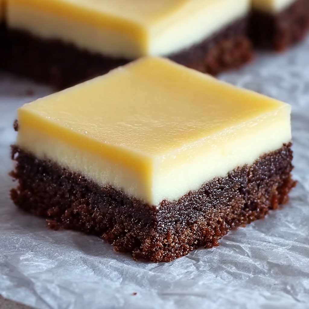 Fudgy Lemon Brownies Recipe - Recipe Image