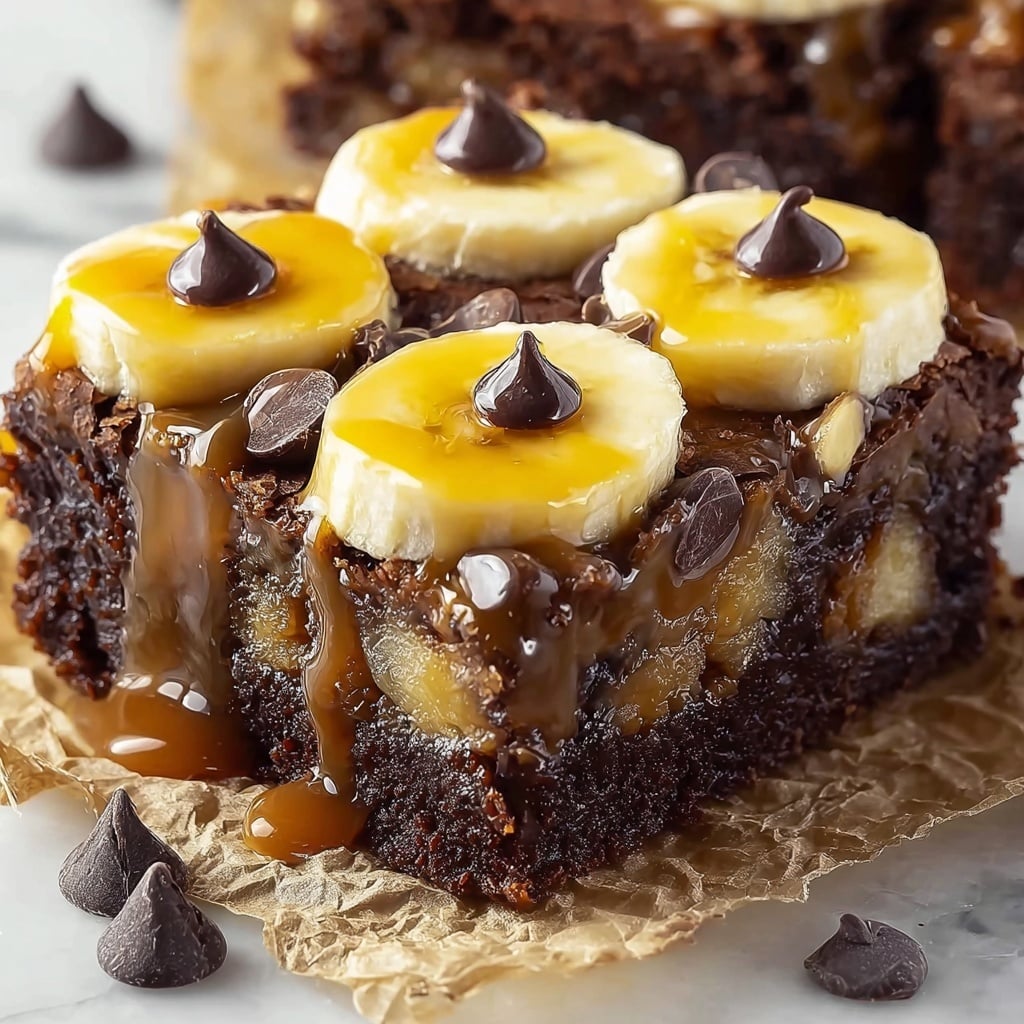 Banana Bread Brownies Recipe - Recipe Image