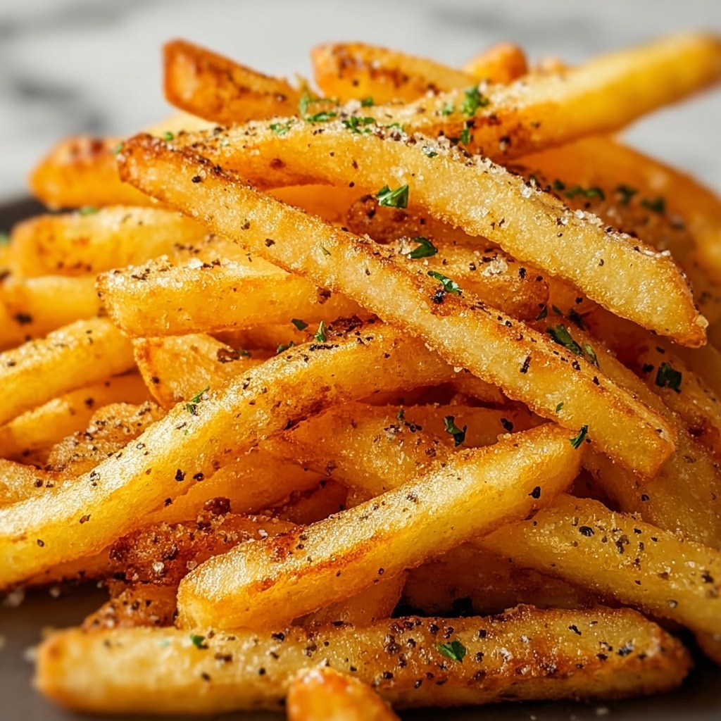 Zesty Baked Shoestring Fries Recipe - Recipe Image