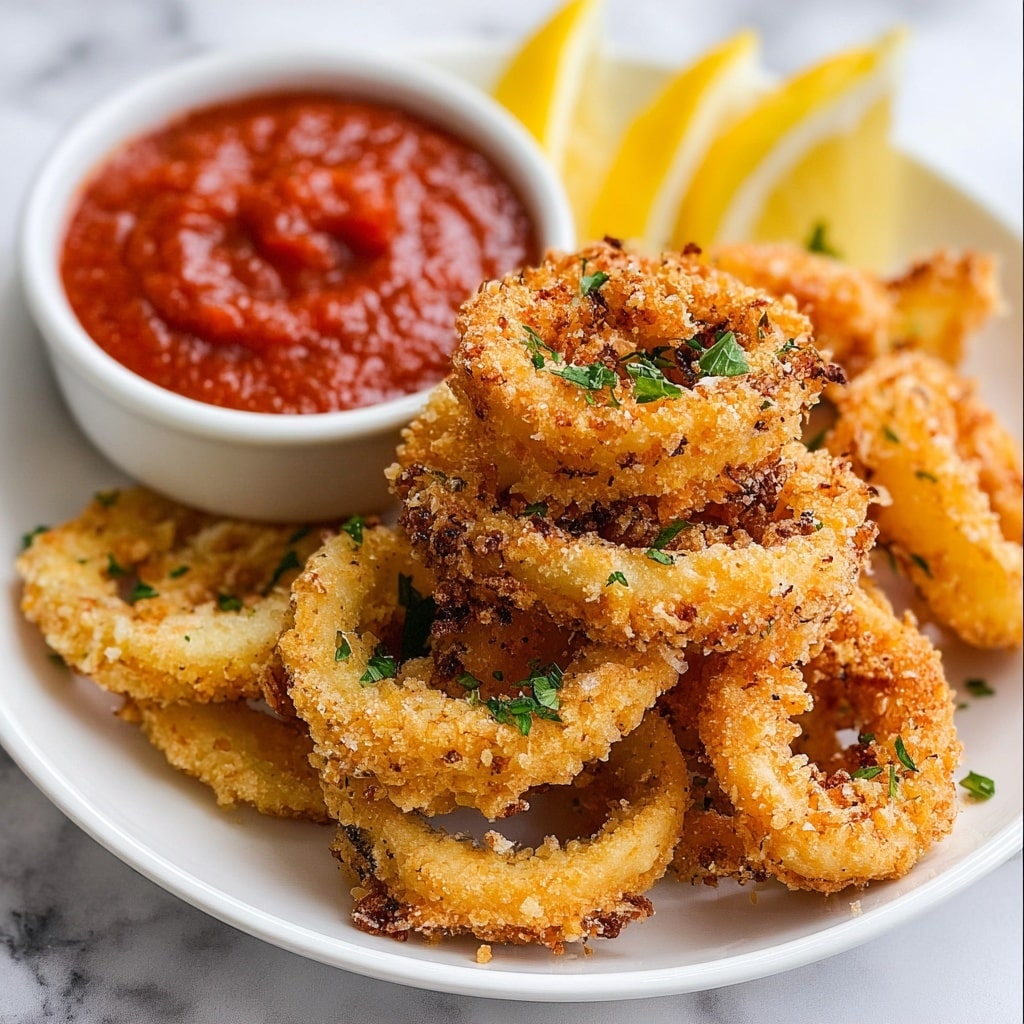 Crispy Fried Calamari Recipe - Recipe Image