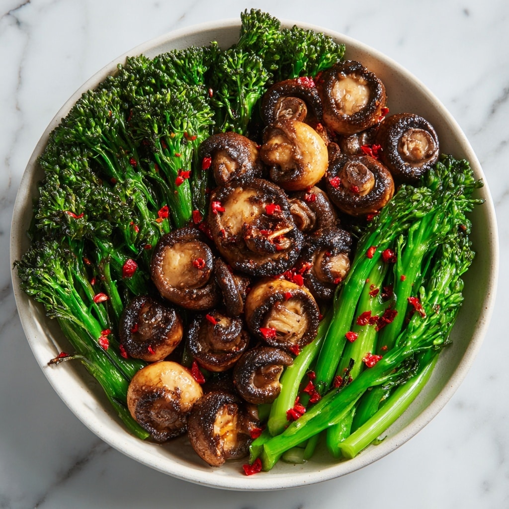 Broccoli and Mushroom Stir Fry Recipe - Recipe Image