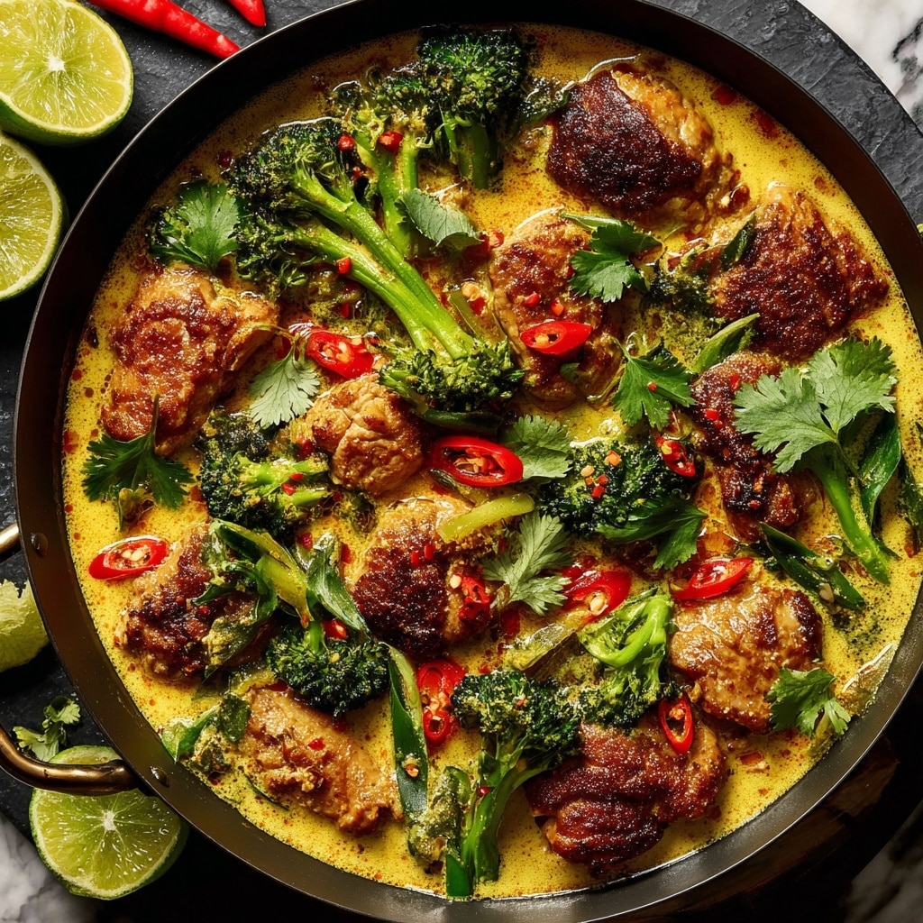 Coconut Cream Chicken Curry Skillet Recipe - Recipe Image