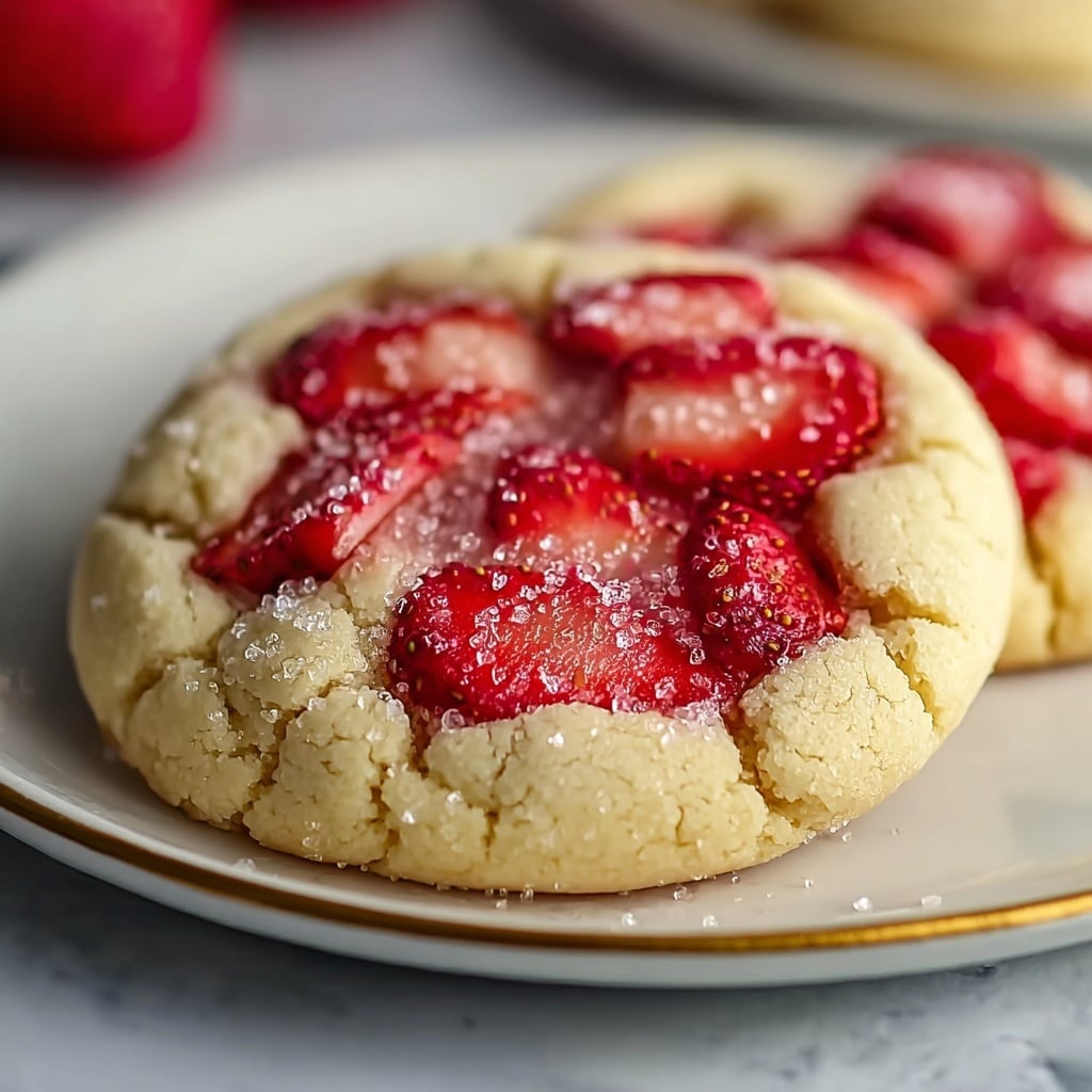 Double Strawberry Sugar Cookies Recipe - Recipe Image