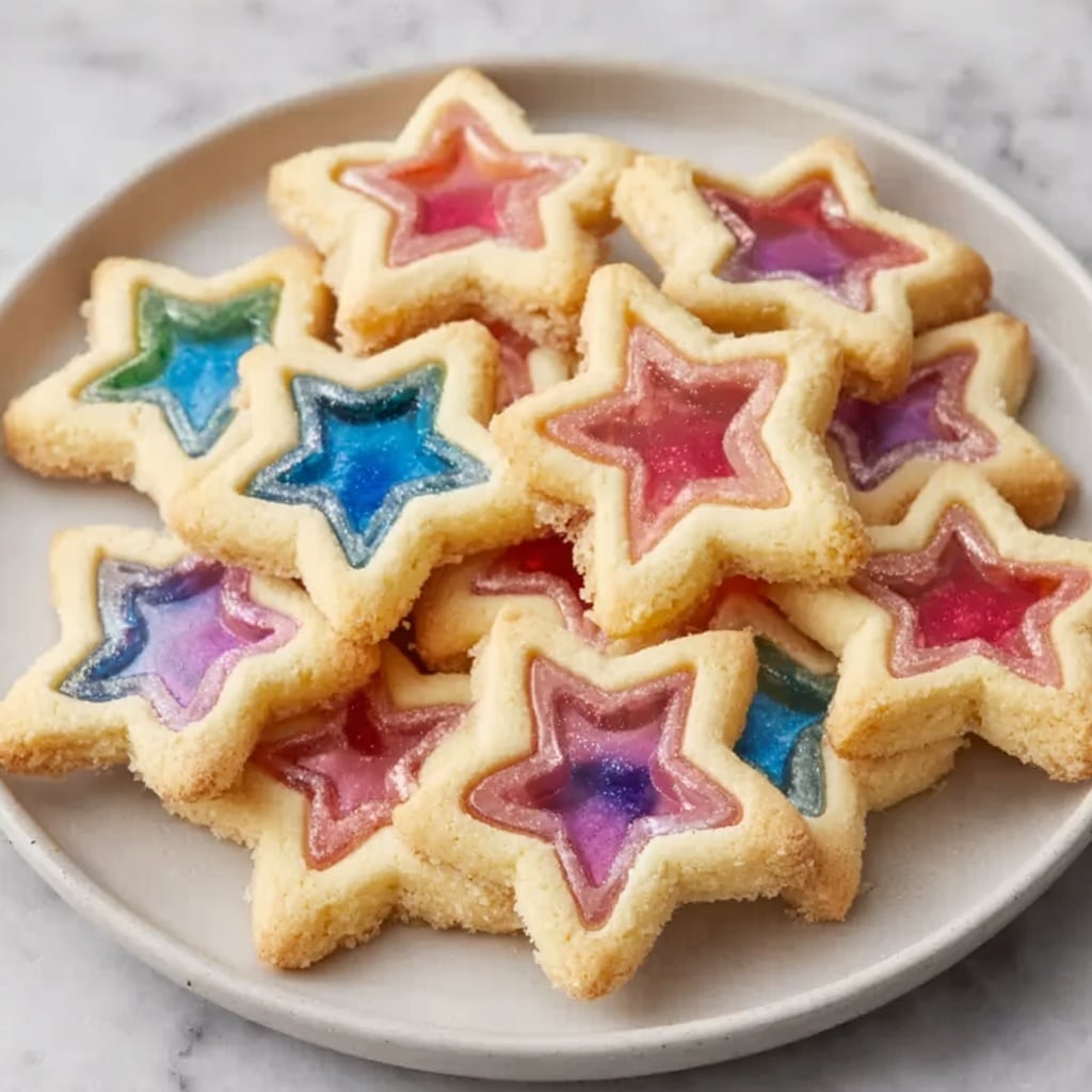 Stained Glass Window Cookies Recipe - Recipe Image