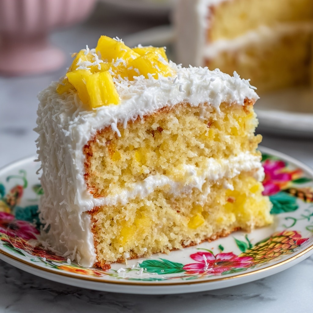 Pineapple and Coconut Dream Cake Recipe - Recipe Image