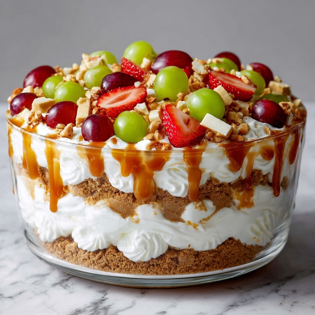 Caramel Crunch Cheesecake Fruit Salad Recipe - Recipe Image