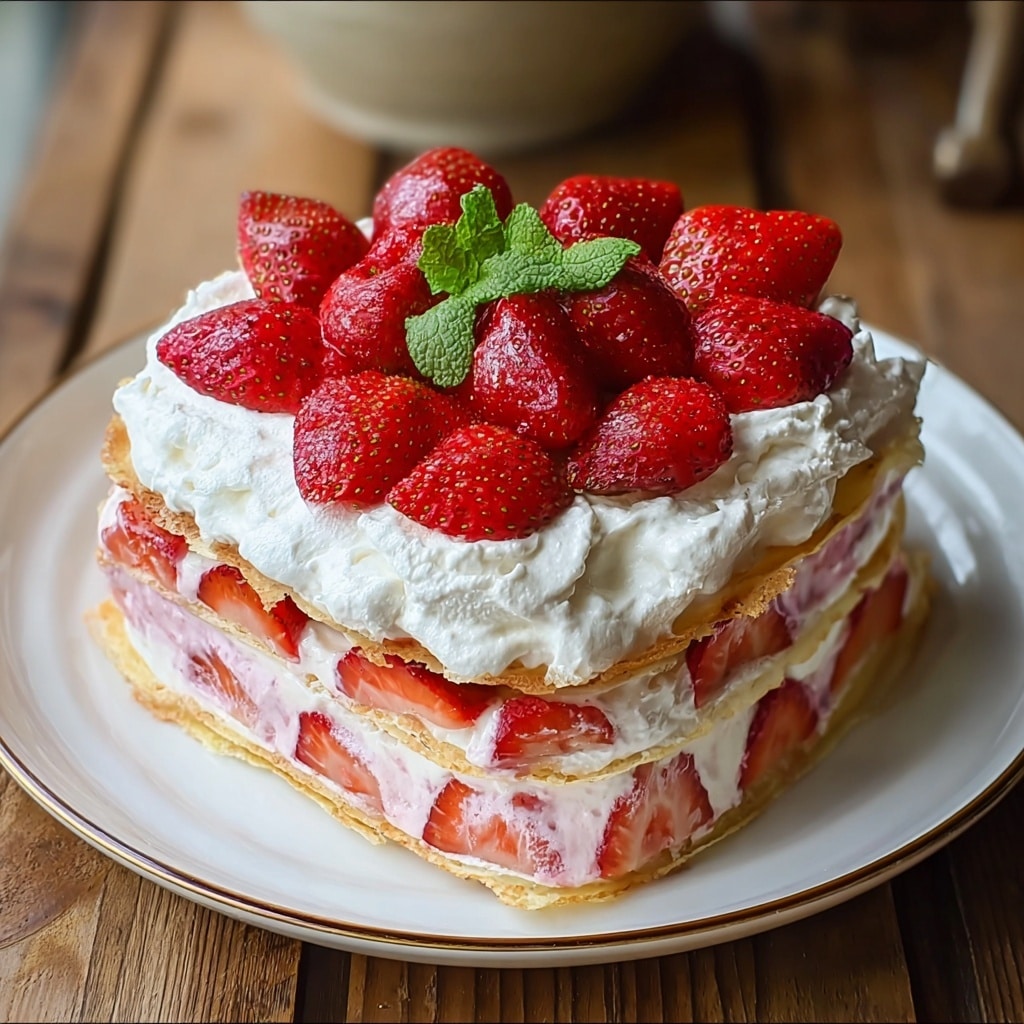 Strawberry Lasagna Recipe - Recipe Image