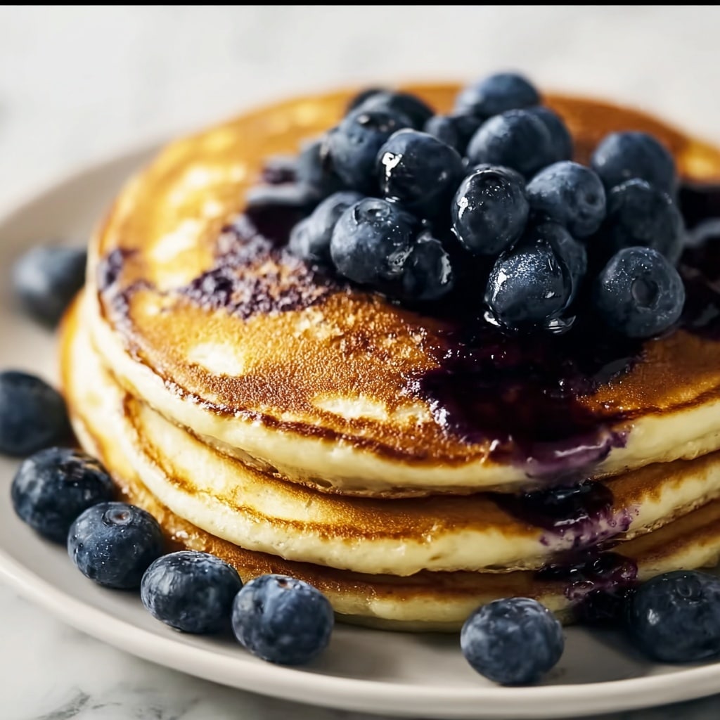 Easy Blueberry Pancakes Recipe - Recipe Image