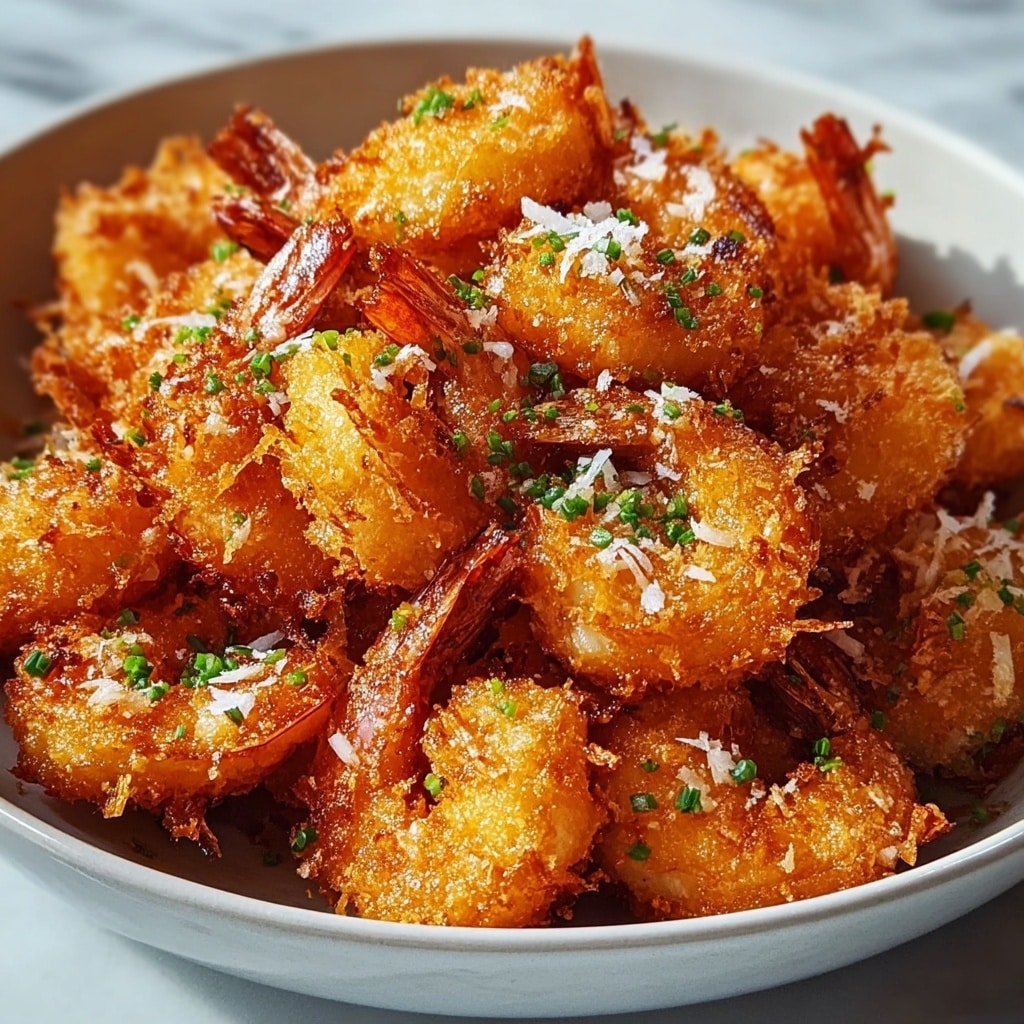 Crispy Fried Coconut Shrimp with Orange Marmalade Chili Dip Recipe - Recipe Image