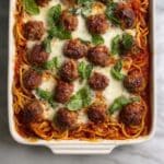Baked Spaghetti and Meatballs Recipe