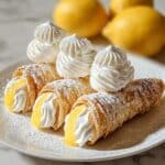 Zesty Lemon Meringue Pie Cannolis Recipe