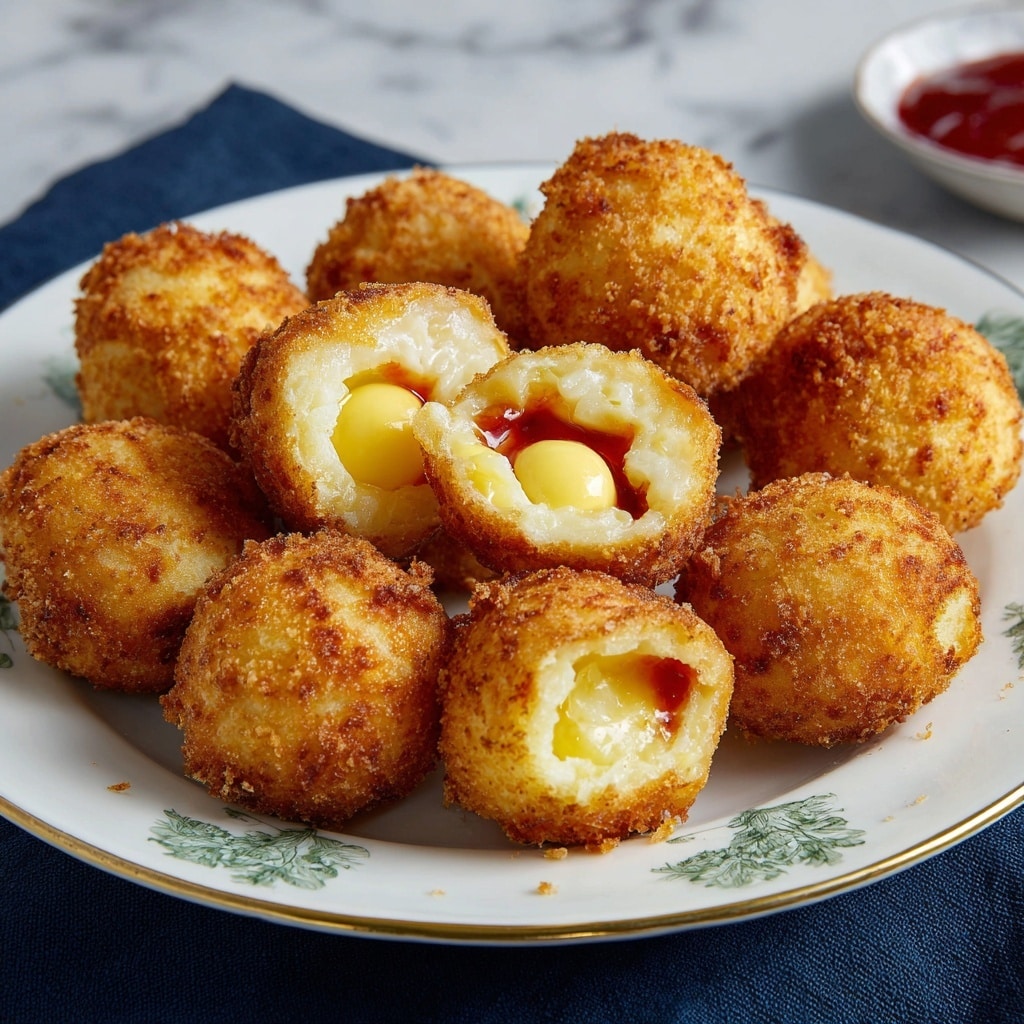 Cheesy Sicilian Arancini Balls Recipe - Recipe Image