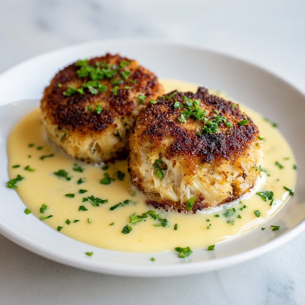 Cheddar Bay Crab Cakes with Lemon Butter Drizzle Recipe - Recipe Image