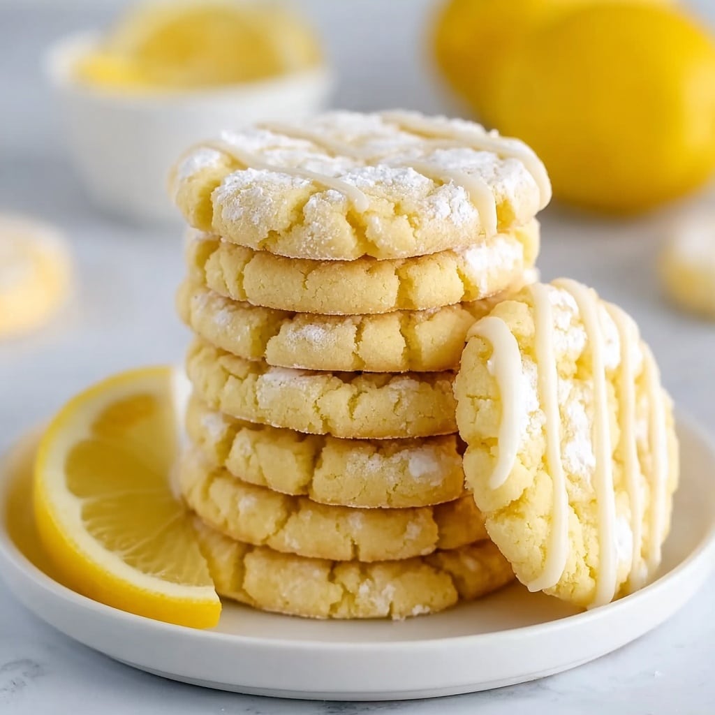 Gluten-Free Almond Flour Lemon Cookies Recipe - Recipe Image