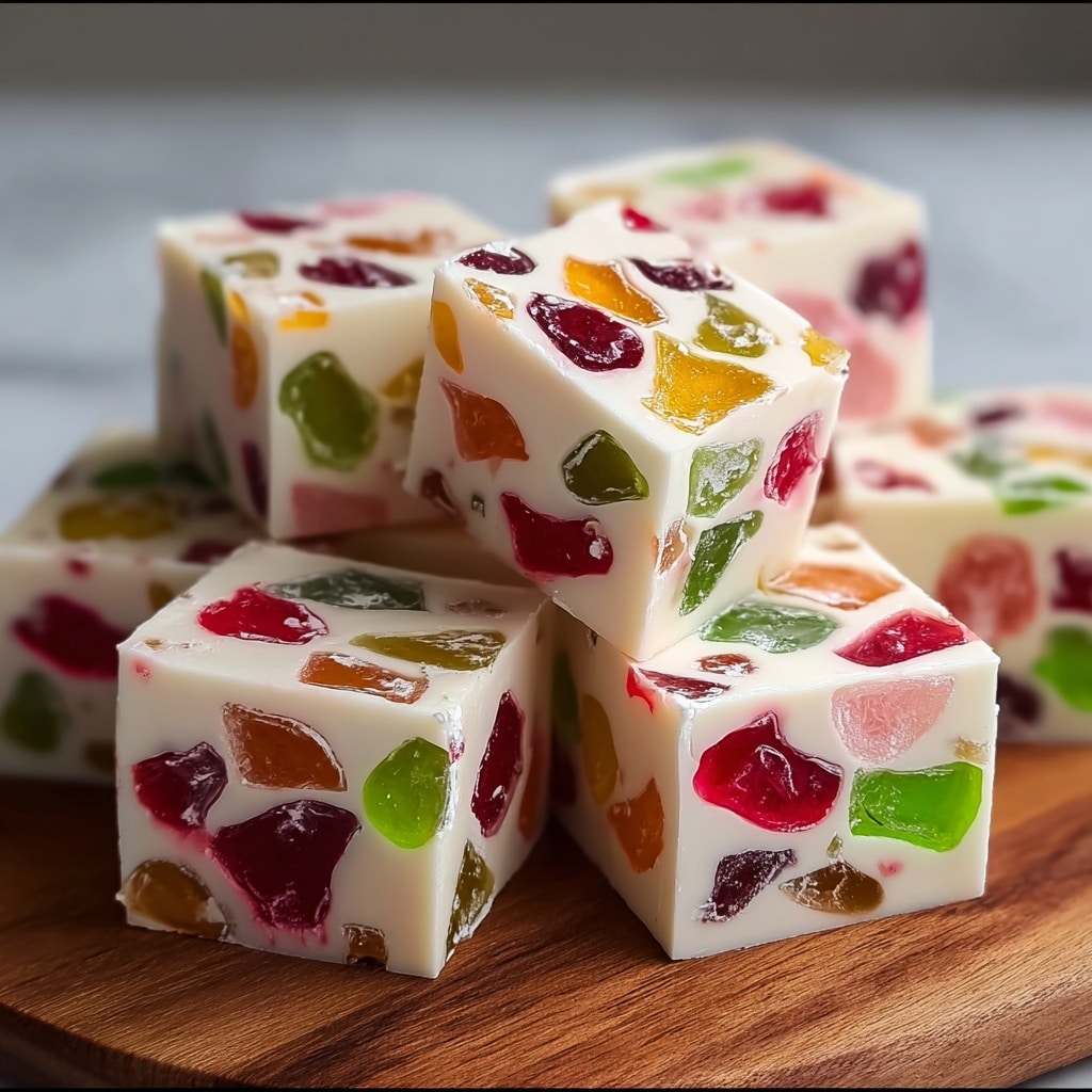 Jelly Nougat Candy Recipe - Recipe Image