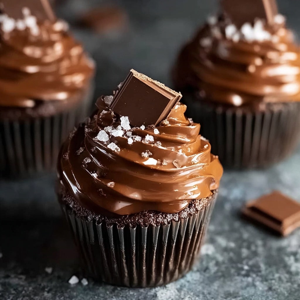Salted Caramel Chocolate Mousse Cups Recipe - Recipe Image