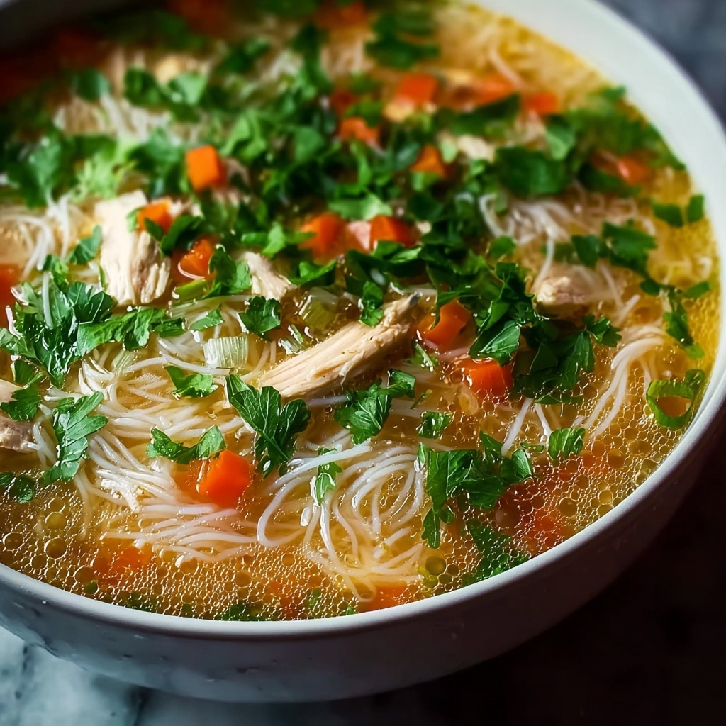 Easy Chicken Vermicelli Soup That Warms the Soul in Just 30 Minutes Recipe - Recipe Image