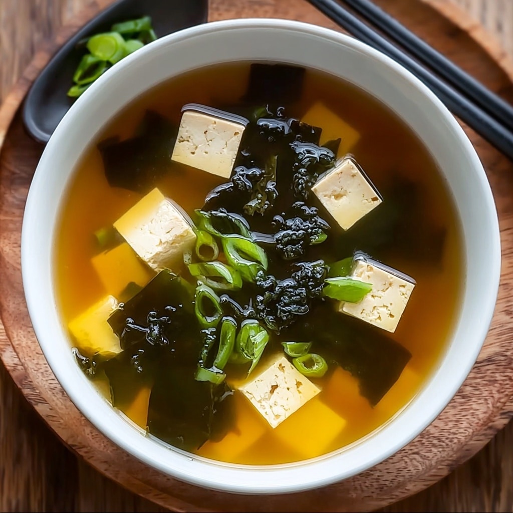 Homemade Miso Soup with Tofu Recipe - Recipe Image