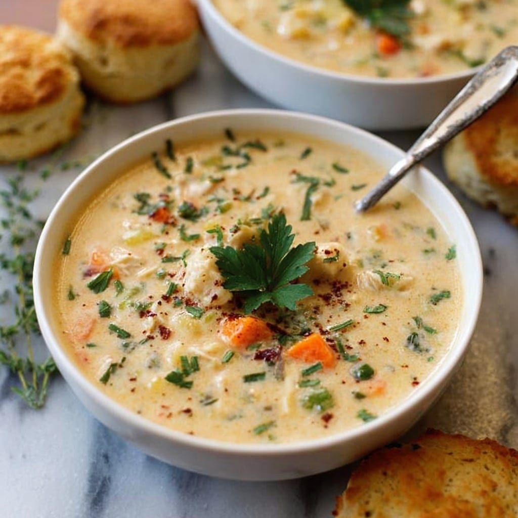 Chicken Pot Pie Soup Recipe - Recipe Image