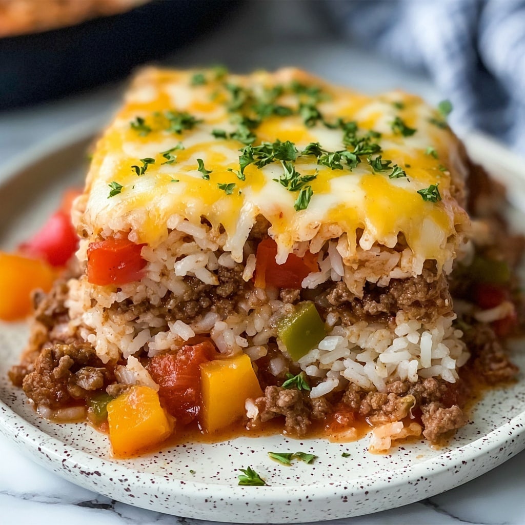 Stuffed Pepper Casserole Recipe - Recipe Image