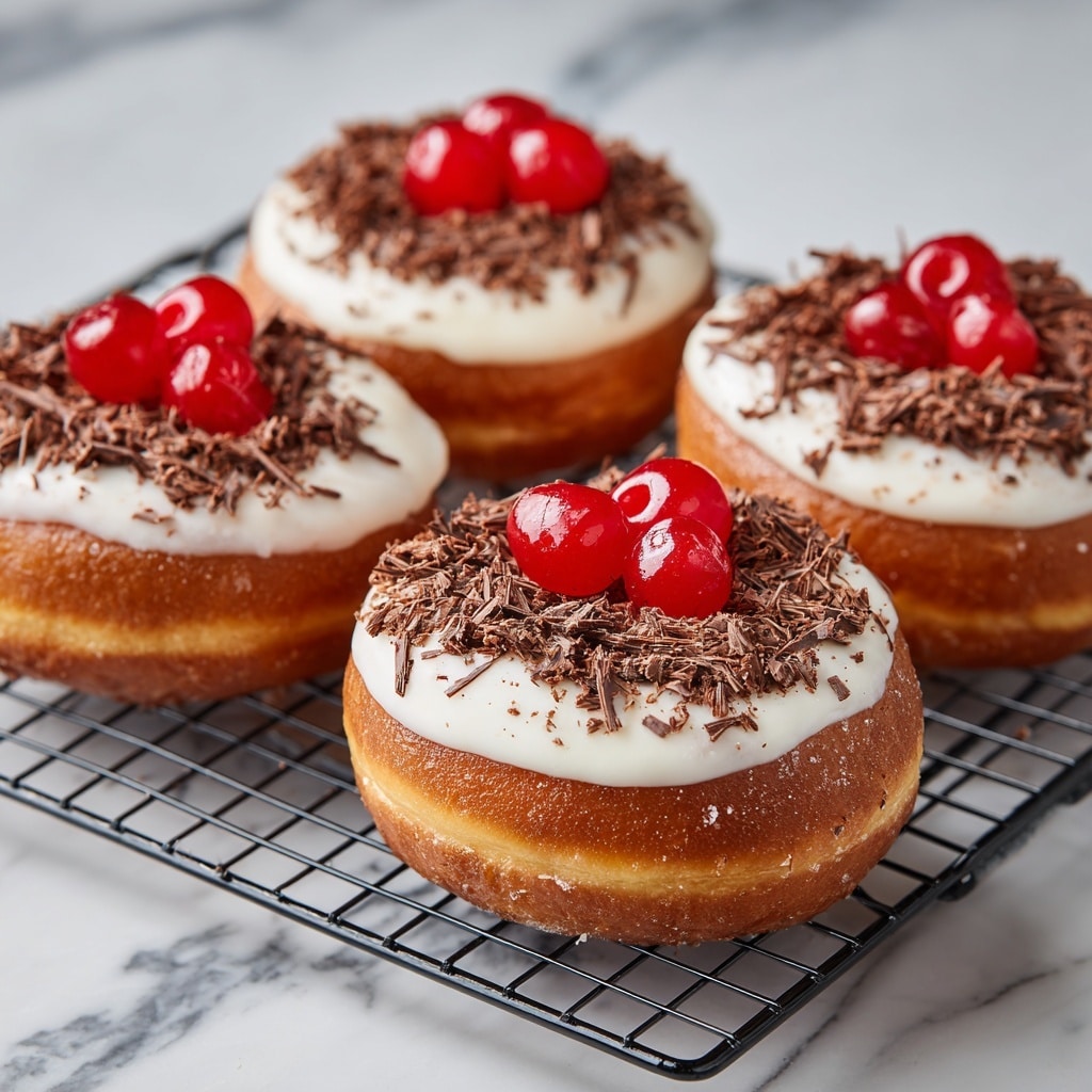 Black Forest Doughnuts Recipe - Recipe Image