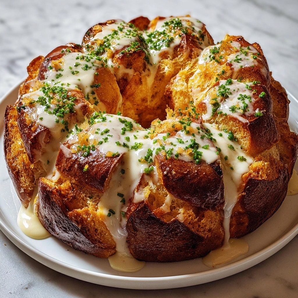 Chicken Alfredo Monkey Bread Recipe - Recipe Image