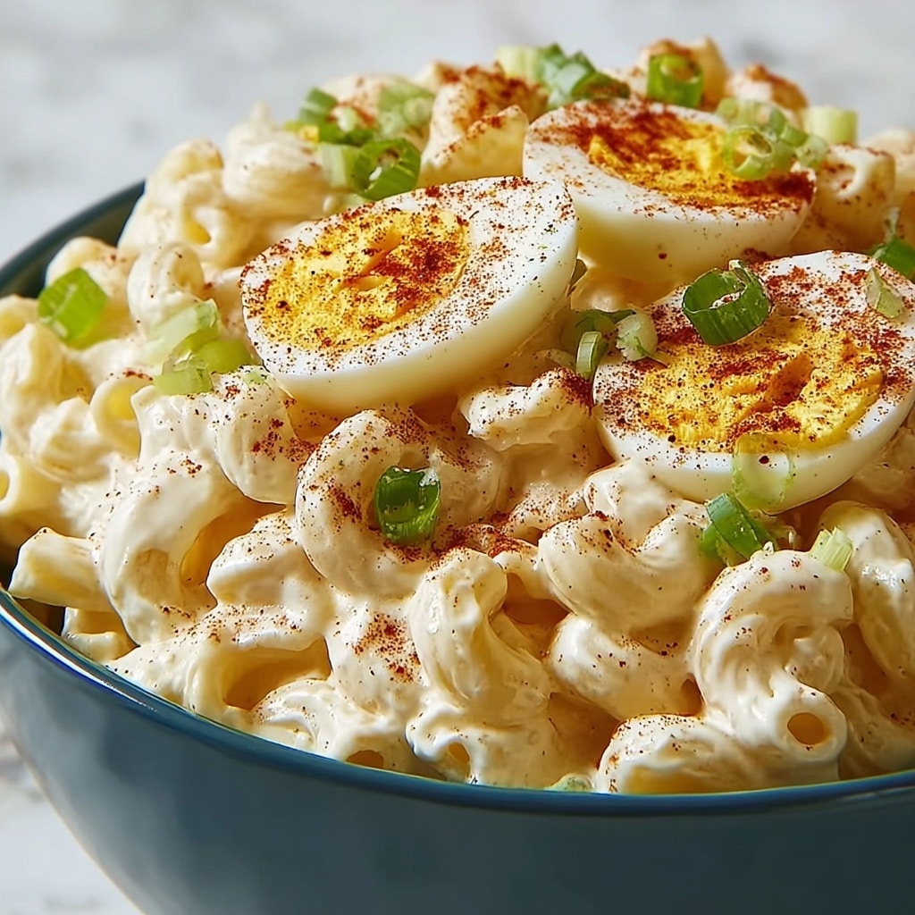 Deviled Egg Macaroni Salad Recipe - Recipe Image