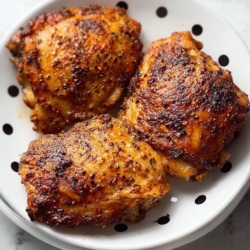 Air Fryer Chicken Thighs Recipe - Recipe Image