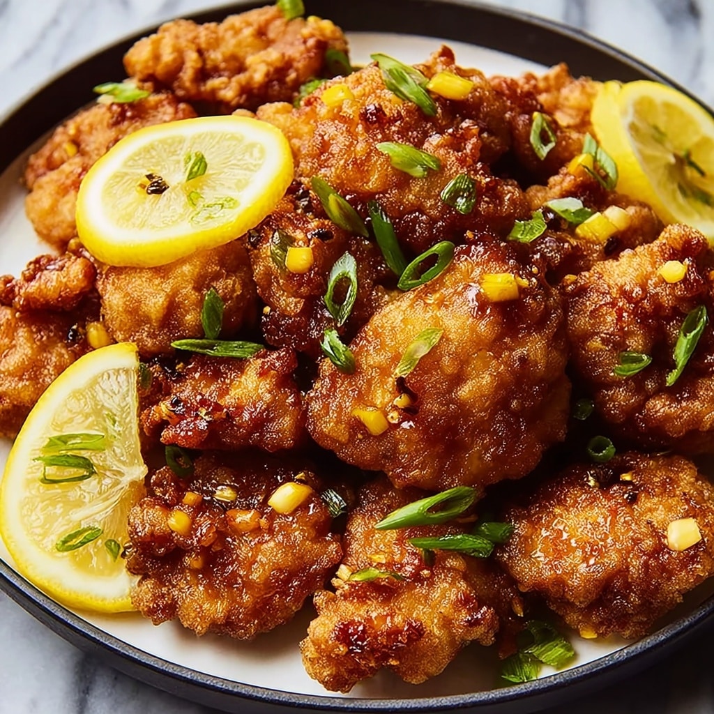 Crispy Chinese Lemon Chicken Recipe - Recipe Image