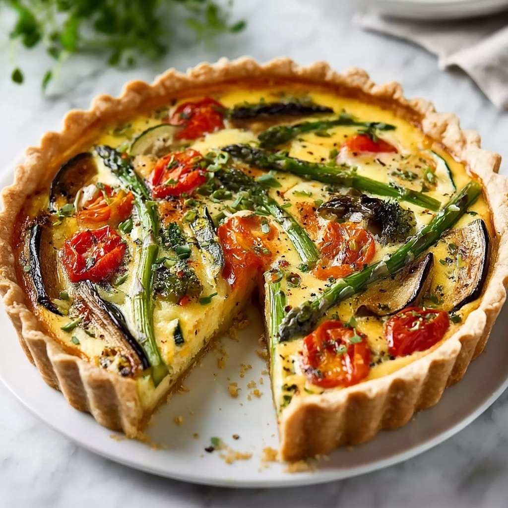 Spring Vegetable Quiche Recipe - Recipe Image
