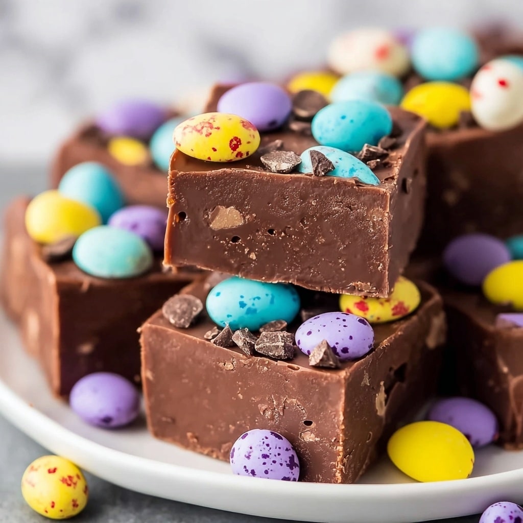 Easter Chocolate Fudge Recipe - Recipe Image