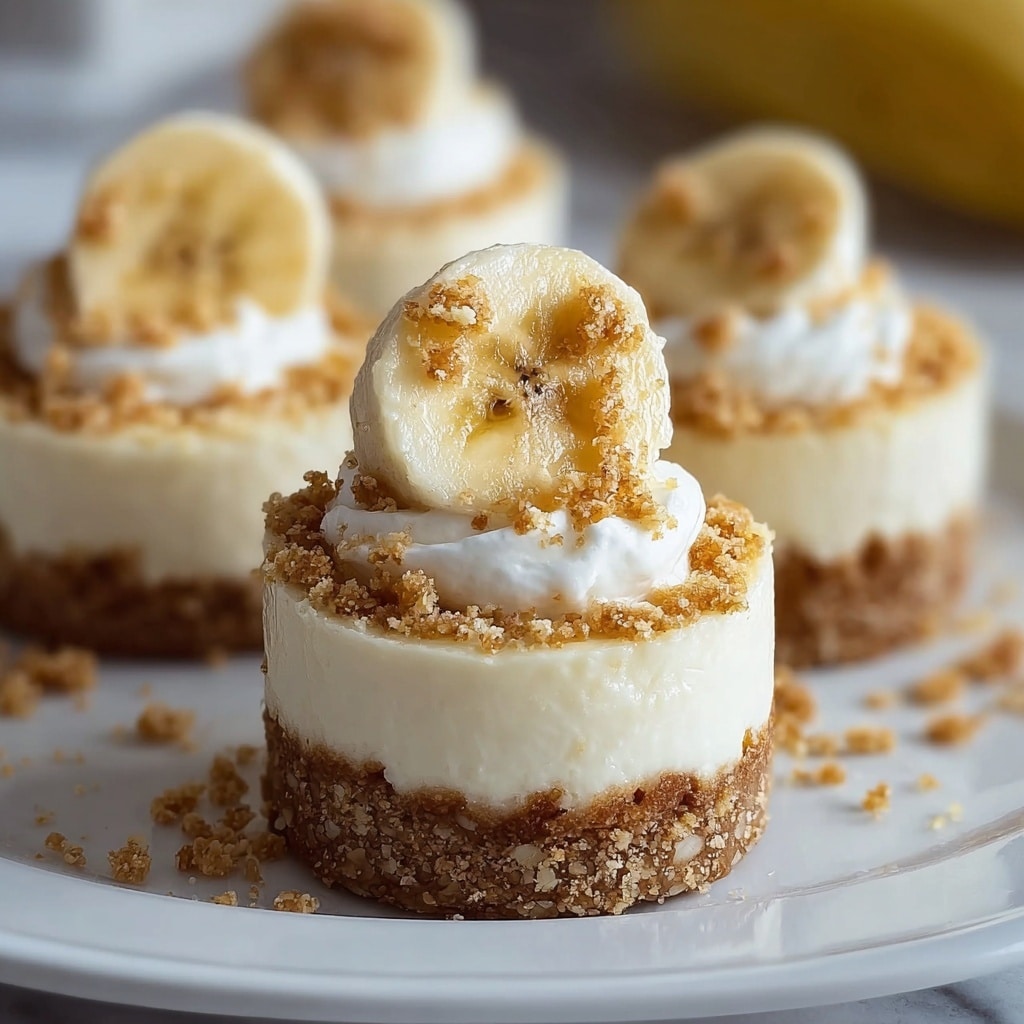 Mini Banana Pudding Cheesecakes Recipe - Recipe Image