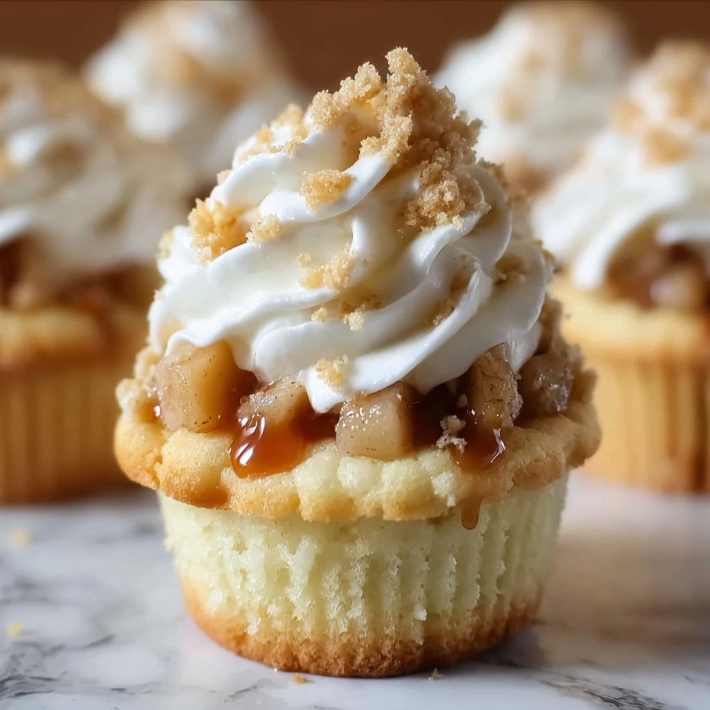 Apple Pie Cupcakes: Bite-Sized Delight Recipe - Recipe Image