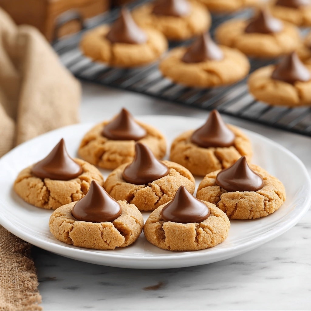 Homemade Peanut Butter Kiss Cookies Recipe - Recipe Image