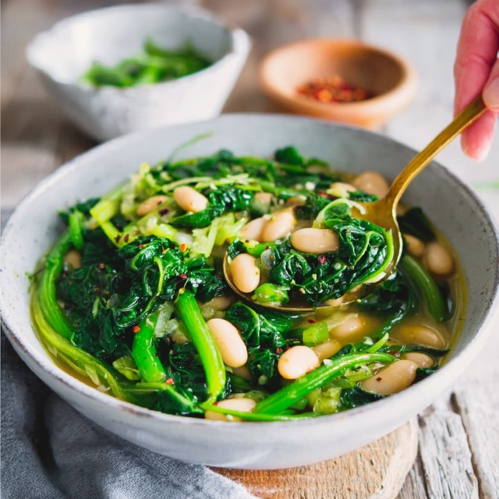 Escarole and Beans Recipe 5 Escarole and Beans Recipe - Recipe Image