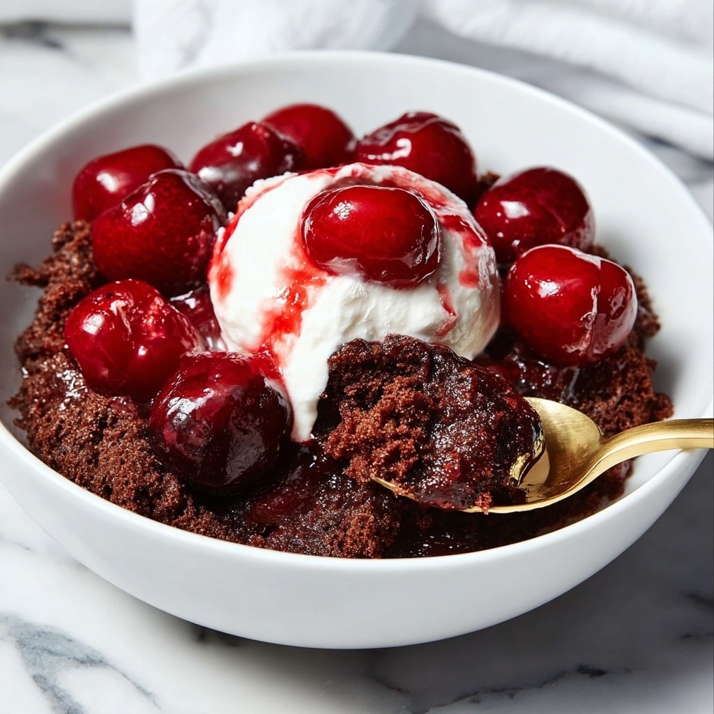 Chocolate Cherry Dump Cake Recipe