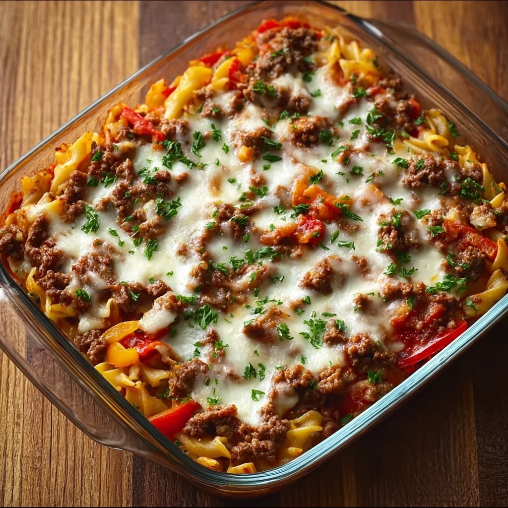 Crazy Good Ground Beef Noodle Casserole Recipe
