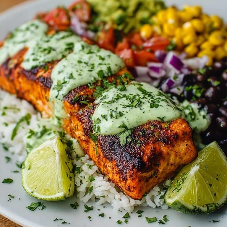 Zesty Cajun Salmon with Avocado & Lime Recipe
