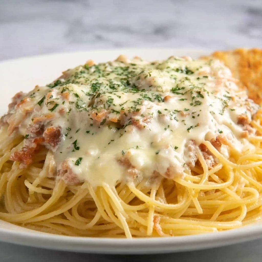 Million Dollar Spaghetti Alfredo Recipe
